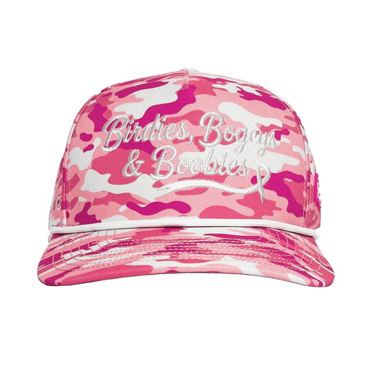 Birdies, Bogeys & Boobies Camo - 50% to Breast Cancer Charities