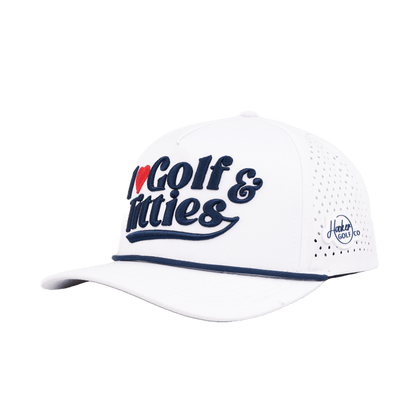 I Heart Golf & Titties White - Ultra Performance