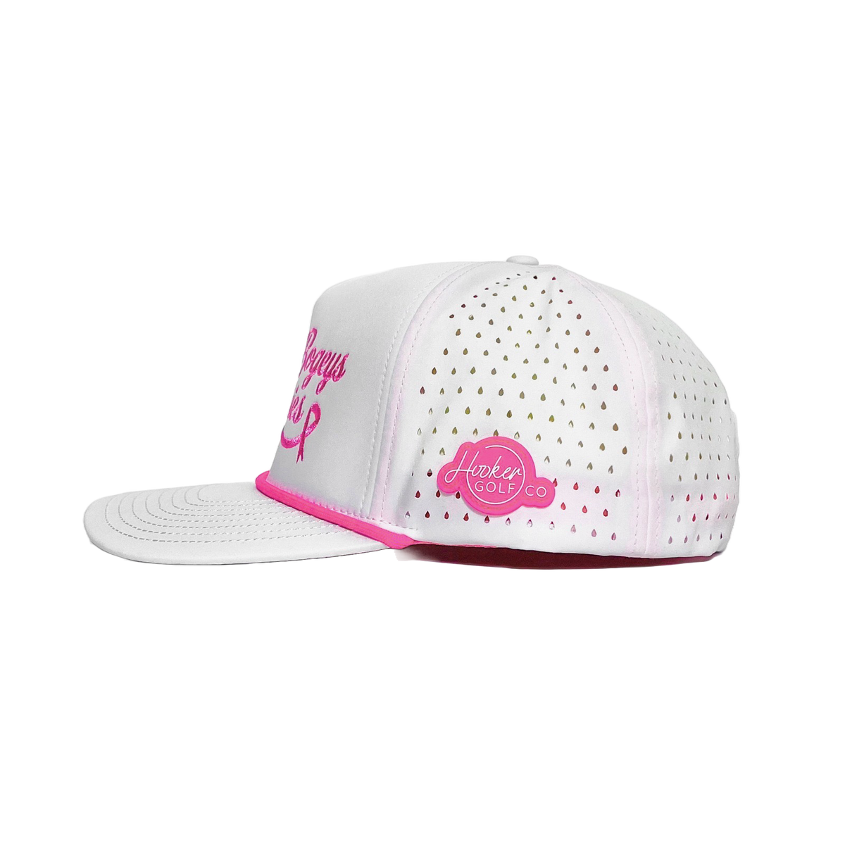 Birdies, Bogeys & Boobies White - 50% to Breast Cancer Charities