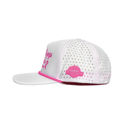 Birdies, Bogeys & Boobies White - 50% to Breast Cancer Charities