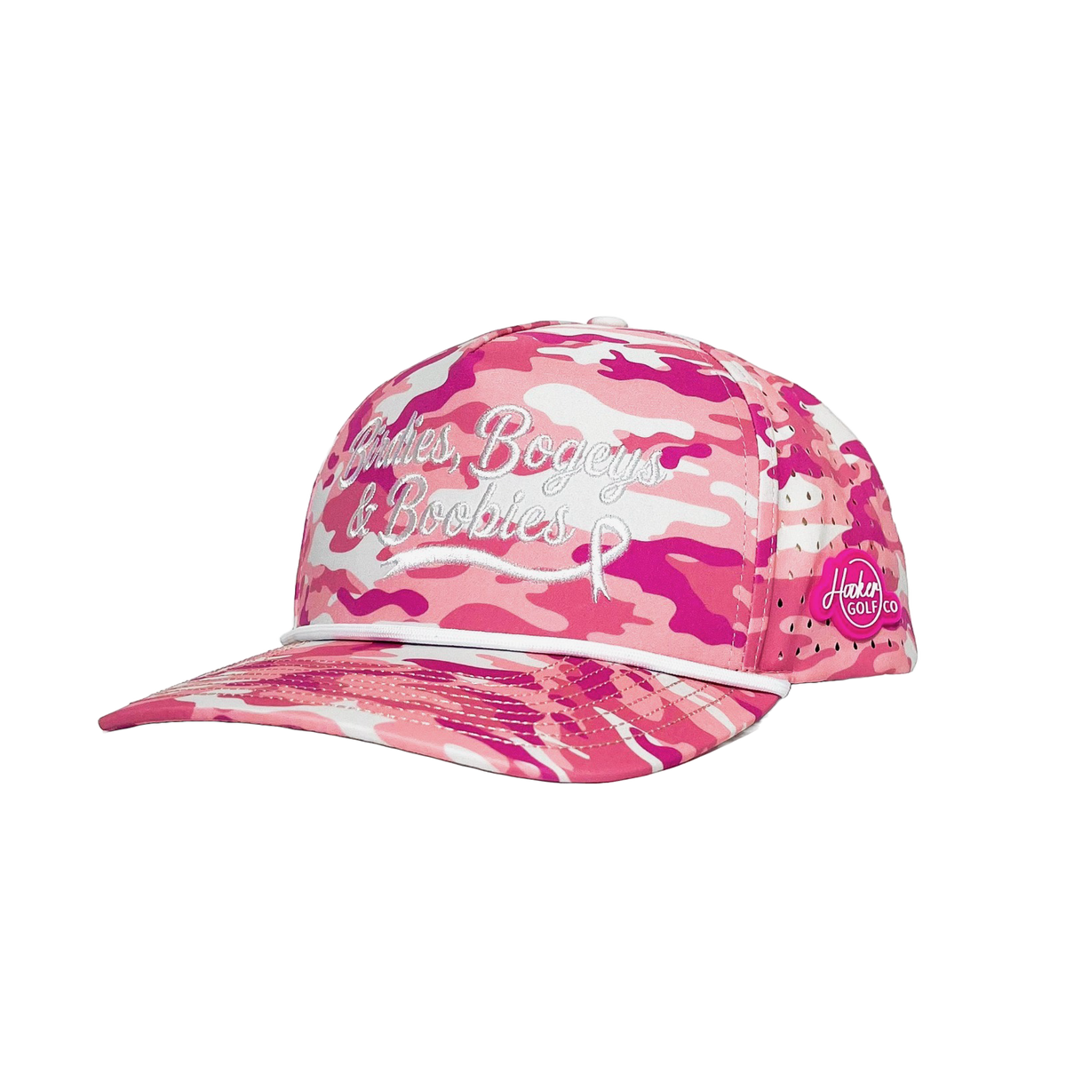 Birdies, Bogeys & Boobies Camo - 50% to Breast Cancer Charities