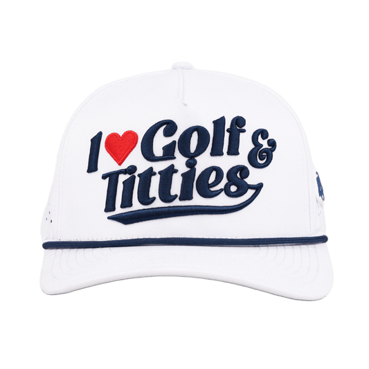 I Heart Golf & Titties White - Ultra Performance